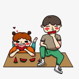 吃瓜群众卡通图文素材,揭秘娱乐圈幕后故事